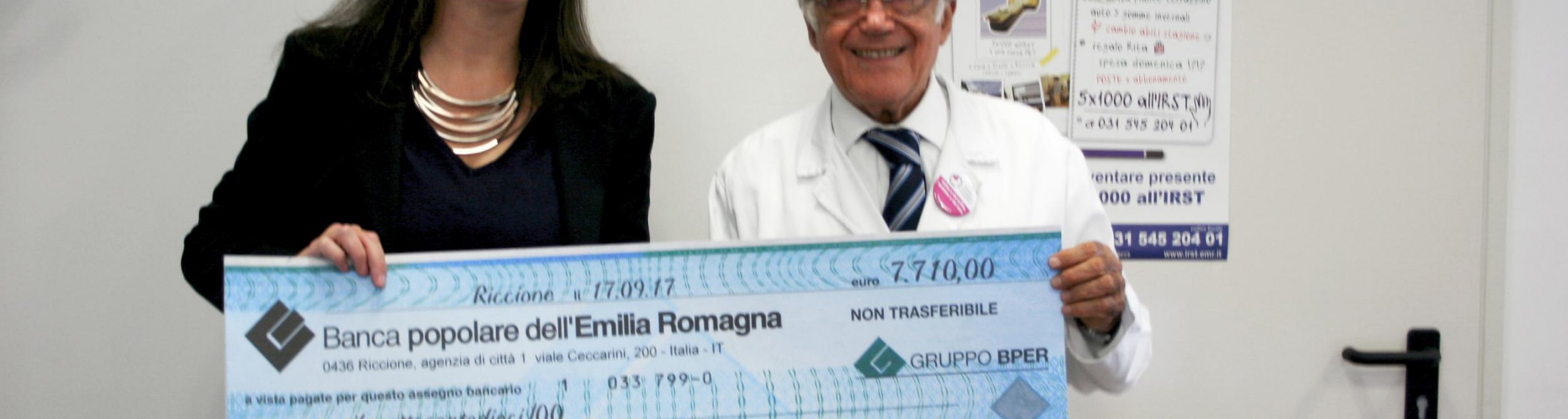 I parchi Costa Edutainment donano oltre 7mila euro allo IOR