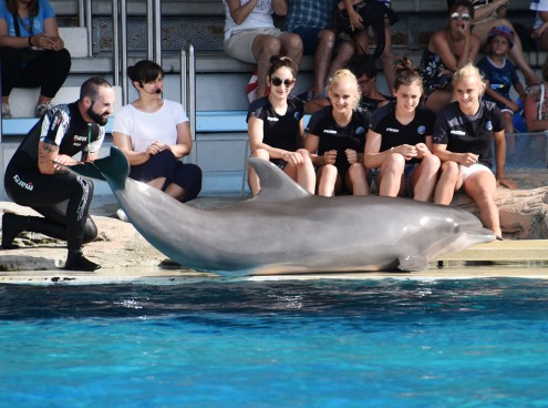 Le fate della Nazionale di Ginnastica artistica in Laguna