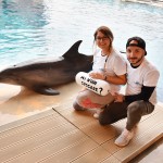 Proposta di matrimonio per Fabio a Gaia tra i delfini