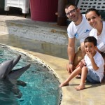 Dade e l'incontro con i delfini per parlare di malattie rare