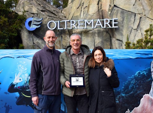 Il premio Uiza ai parchi Costa Edutainment per il progetto per la difesa dello Storione Cobice