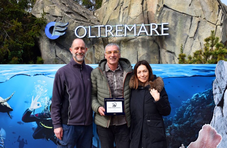 Il premio Uiza ai parchi Costa Edutainment per il progetto per la difesa dello Storione Cobice