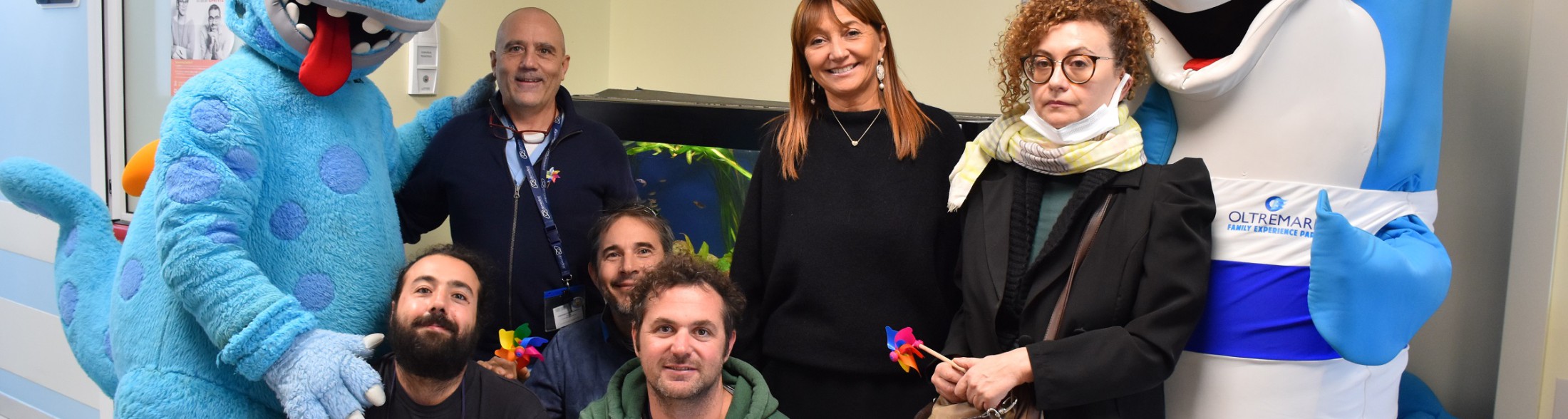 Rinnovato l'acquario di pediatria dell'ospedale Infermi di Rimini, con la collaborazione di Costa Edutainment, Acquario Club di Cesenatico e molti donatori di tutta Italia
